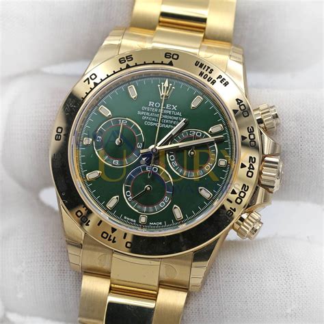 rolex daytona green dial review|rolex cosmograph daytona 116508.